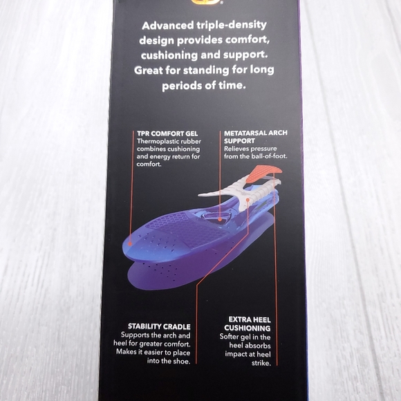 Spenco Gel Comfort Shoes Insert Size 3 - Picture 3 of 6